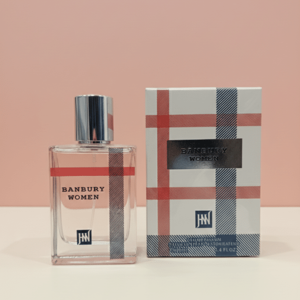 ادوپرفیوم زنانه Banbury Women | مشابه عطر Burberry London با رایحه گلی و گرم 100 میل