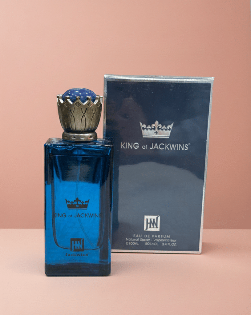 ادوپرفیوم مردانه کینگ آف جکوینز 100 میل | Johnwin Jackwins King Of رایحه خنک و چوبی مشابه Dolce & Gabbana K