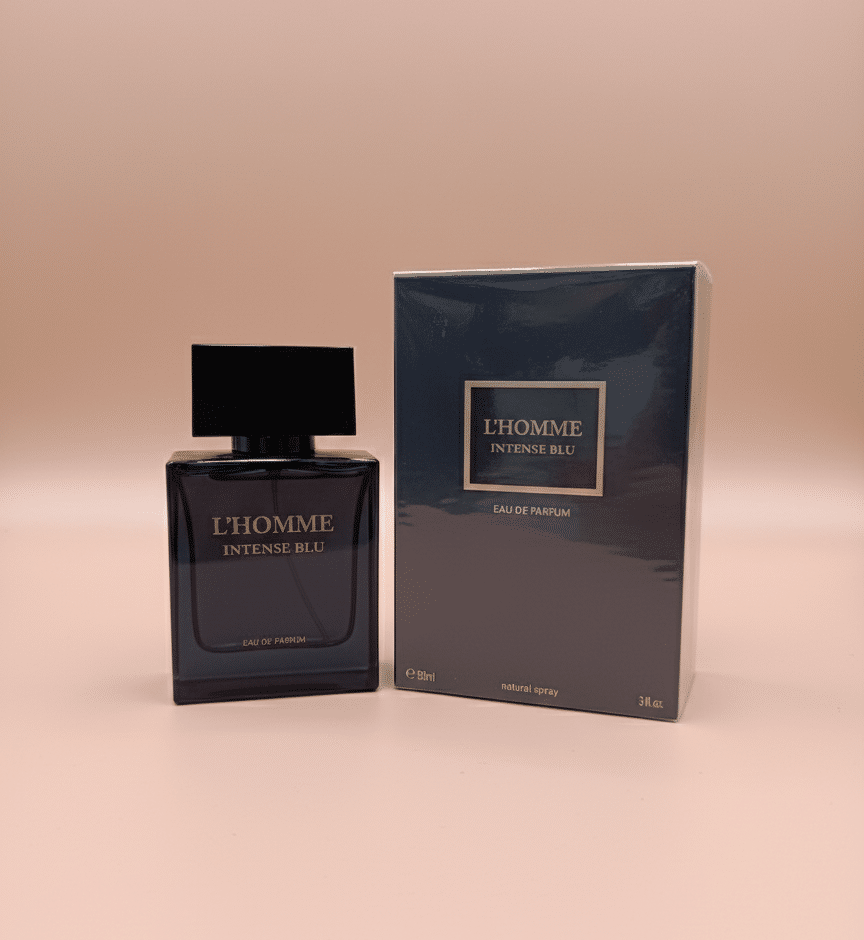 Gemini_Generated_Image_gf8vkfgf8vkfgf8v عطر ادو پرفیوم مردانه ال هوم اینتنس بلو جی پارلیس L’Homme Intense Blu | ادکلن ال هوم اینتنس بلو جی پارلیس 90 میل مشابه Bleu De Chanel Parfum