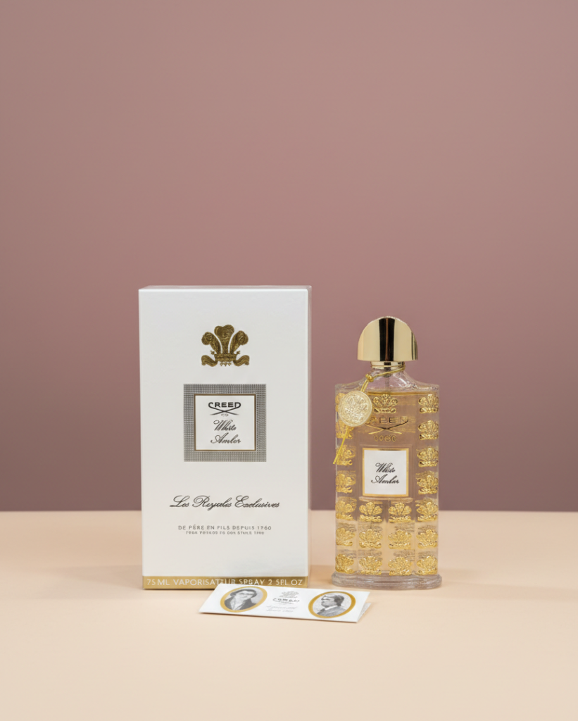 عطر کرید وایت آمبر 75 میل ادو پرفیوم یونیسکس | Creed White Amber اصل هارد باکس شناسنامه‌دار