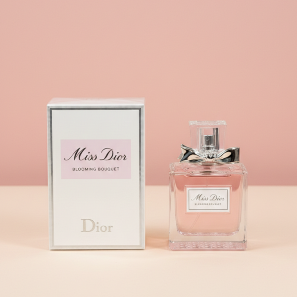 عطر میس دیور بلومینگ بوکت 100 میل ادو تویلت زنانه اورجینال | ادکلن Dior Miss Dior Blooming Bouquet صورتی