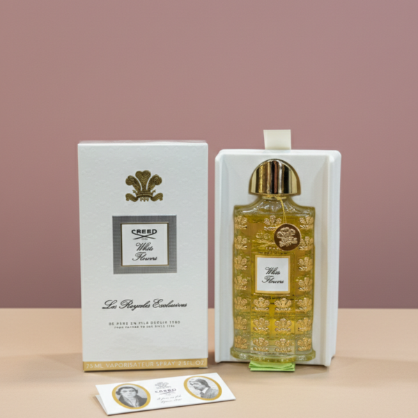 عطر کرید وایت فلاورز 75 میل زنانه ادو پرفیوم | Creed White Flowers اصل هارد باکس شناسنامه‌دار