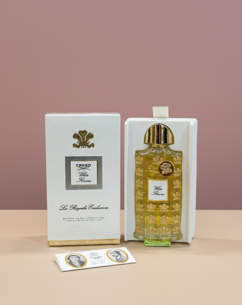 عطر کرید وایت فلاورز 75 میل زنانه ادو پرفیوم | Creed White Flowers اصل هارد باکس شناسنامه‌دار