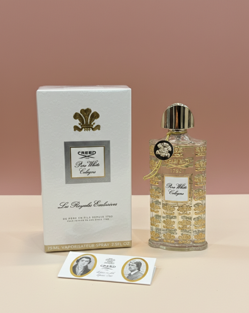 عطر کرید پیور وایت کلون 75 میل یونیسکس ادو پرفیوم | Creed Pure White Cologne هارد باکس شناسنامه‌دار