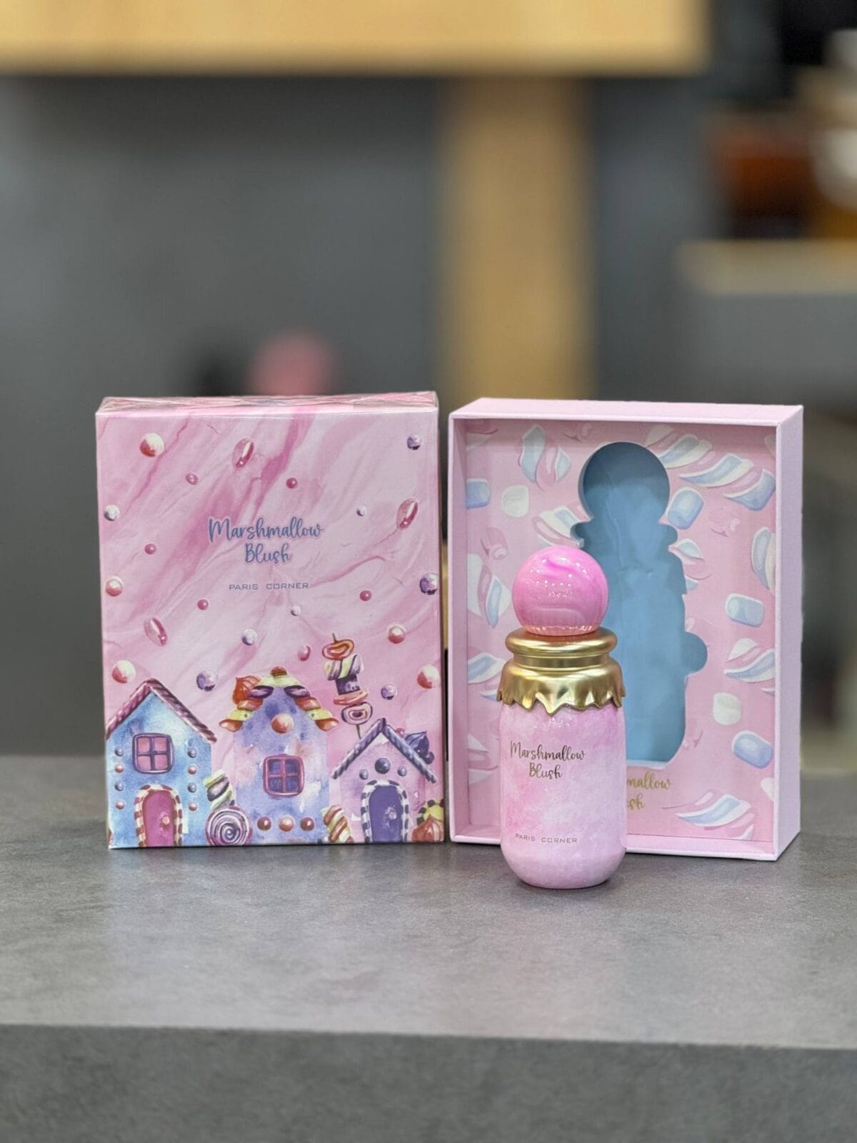ادکلن مارشمالو بلاش پاریس کرنر 100میل با رایحه گلی و شیرین | Marshmallow Blush Paris Corner - Image 2
