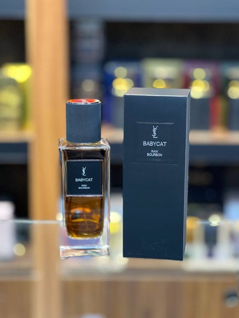 ادکلن بیبی کت راو بوربن 125میل با رایحه شیرین و وانیلی | YSL Babycat Raw Bourbon