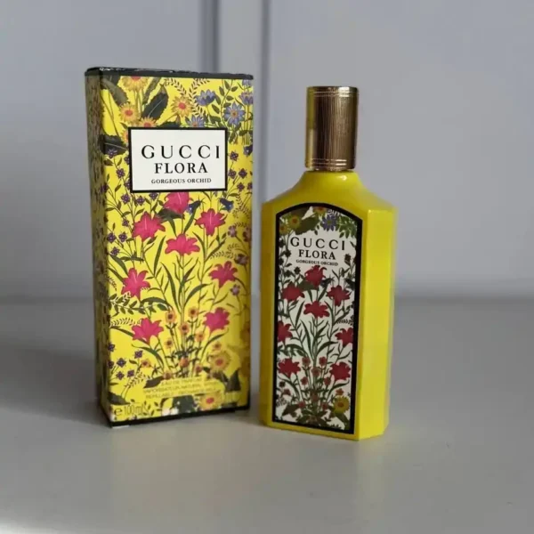 ادکلن گوچی فلورا گرجس ارکید 100میل با رایحه میوه ای گلی | Gucci Flora Gorgeous Orchid