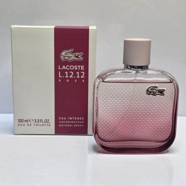 ادکلن لاگوست ال 12.12 رز ادو اینتنس زنانه 100 میل | Lacoste L.12.12 Rose Eau Intense