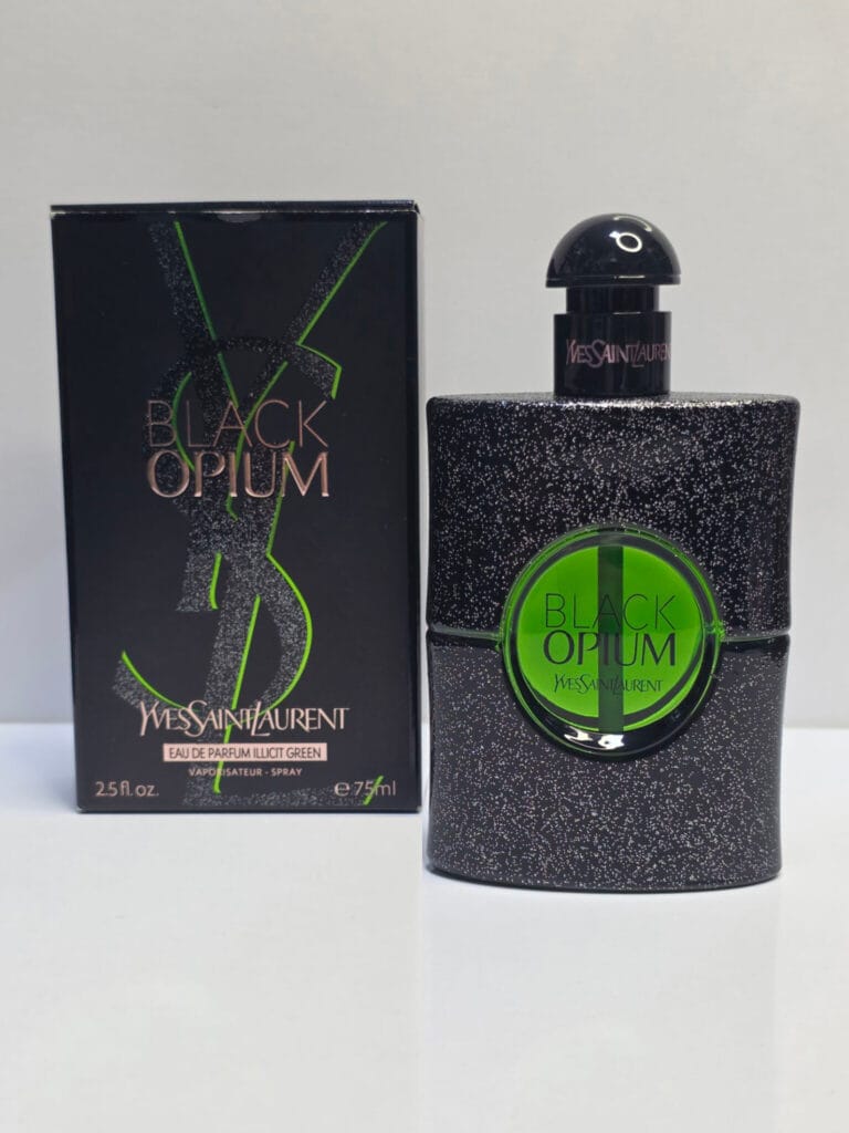 ادکلن بلک اوپیوم ایلیسیت گرین زنانه 75 میل | Yves Saint Laurent Black Opium Illicit Green