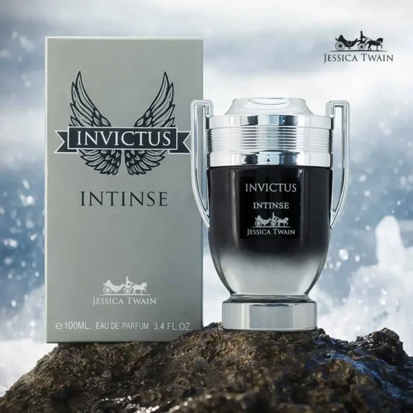 ادکلن اینوکتوس اینتنس جسیکا توین مردانه 100 میل Invictus Intense Jessica Twain | با رایحه گرم و چوبی