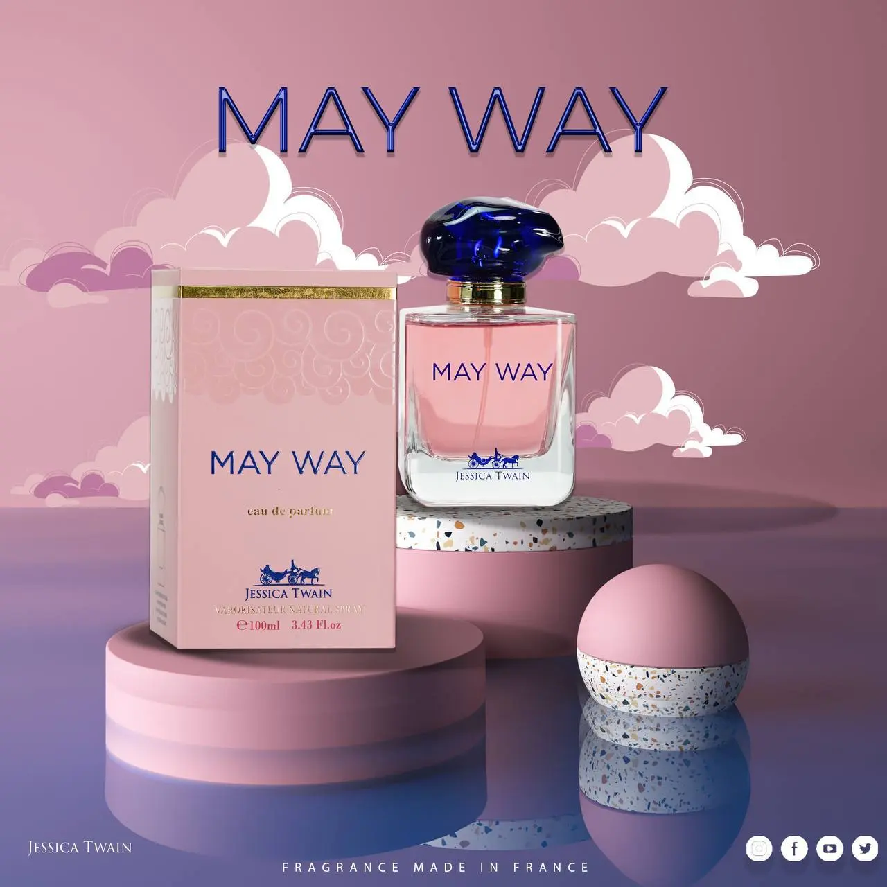 IMG_20260713_152335_438 ادکلن مای وی جسیکا توین 100 میل (My Way Jessica Twain) | عطر زنانه گلی و شیرین - Image 1