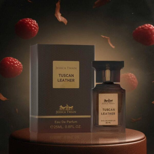 ادکلن توسکان لدر جسیکا توین 25 میل | (Tuscan Leather) یونیسکس با رایحه دودی و میوهای