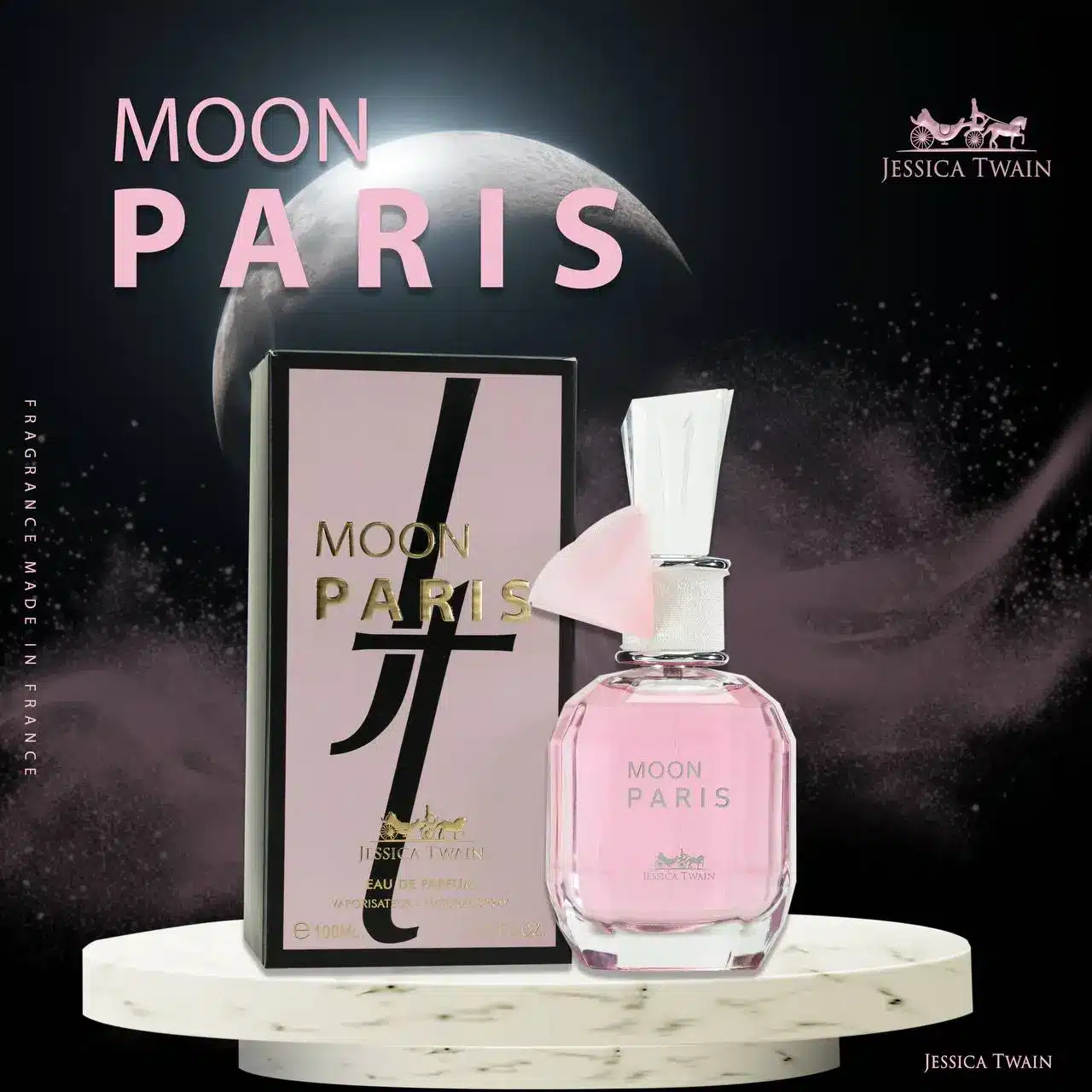 IMG_20260719_114519_242 ادکلن مون پاریس جسیکا توین 100 میل زنانه | Moon paris رایحه شیرین و گلی - Image 1