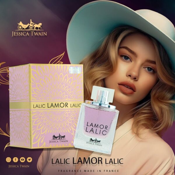 ادکلن لالیک لامور جسیکا تواین 100 میل زنانه Jessica Twain Lalique L’Amour | رایحه گلی و چوبی