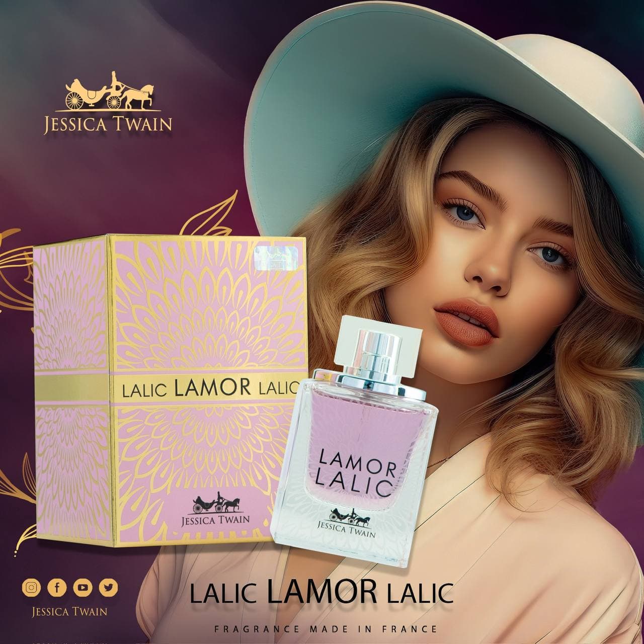 IMG_20260719_114537_077 ادکلن لالیک لامور جسیکا تواین 100 میل زنانه Jessica Twain Lalique L’Amour | رایحه گلی و چوبی - Image 1
